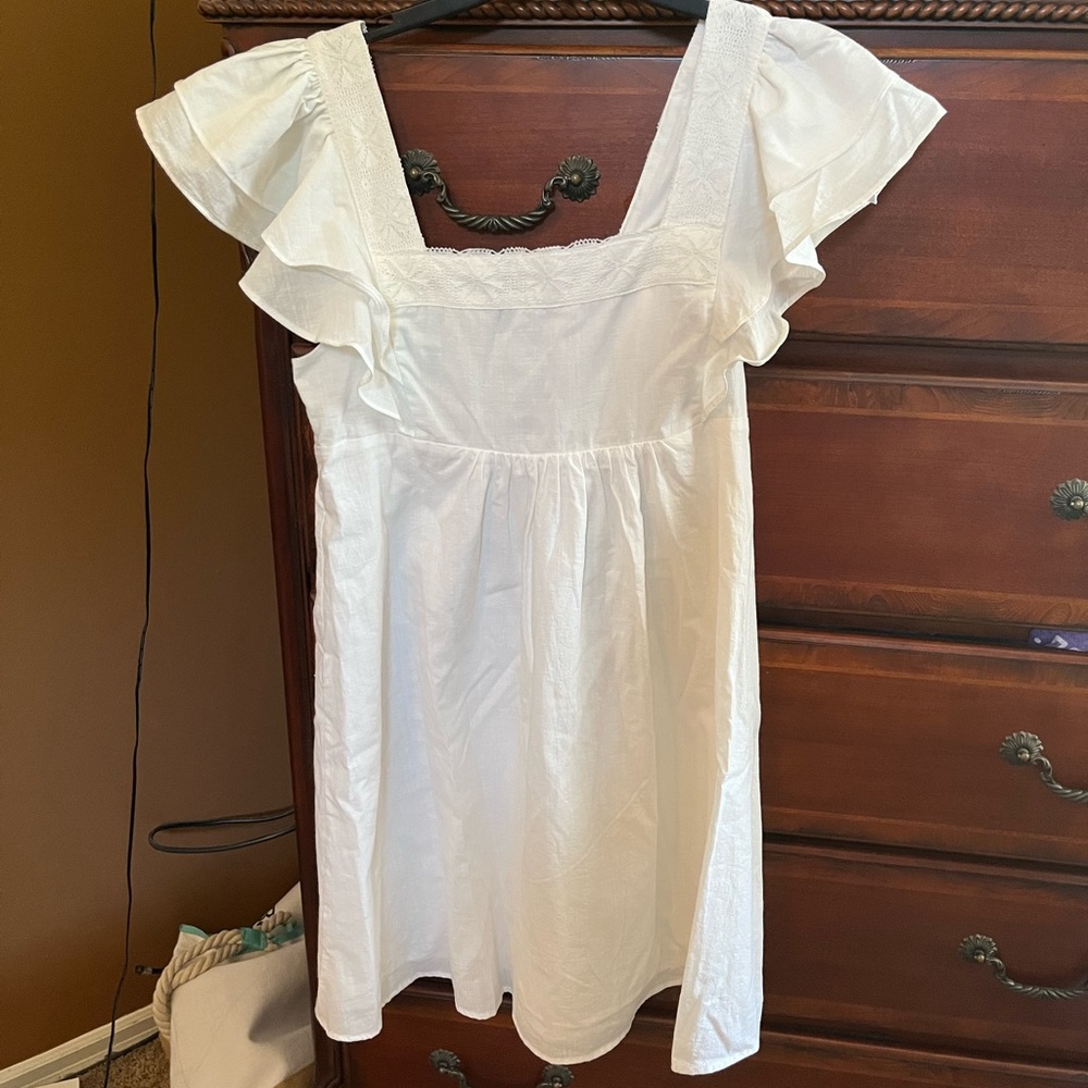White dress